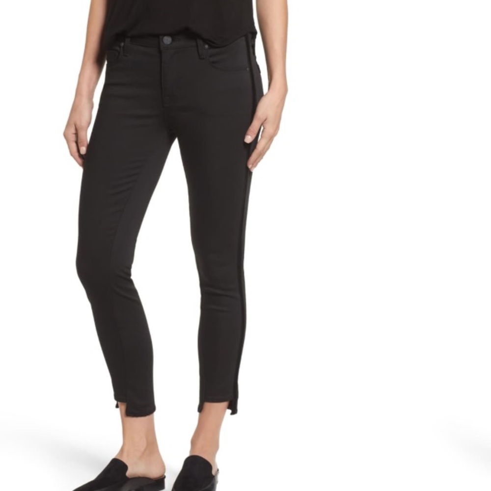 Parker Smith twisted tuxedo cropped skinny